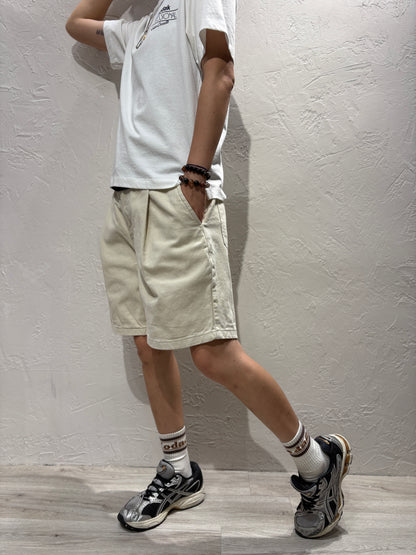 Zip Denim Shorts
