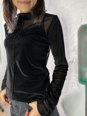 See Through Long Sleeves