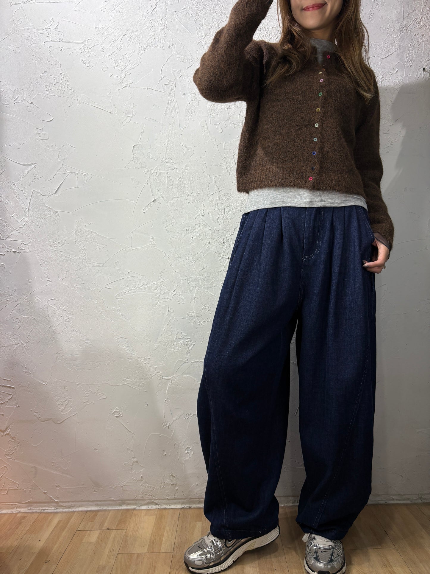 Rainbow Button Cardigan