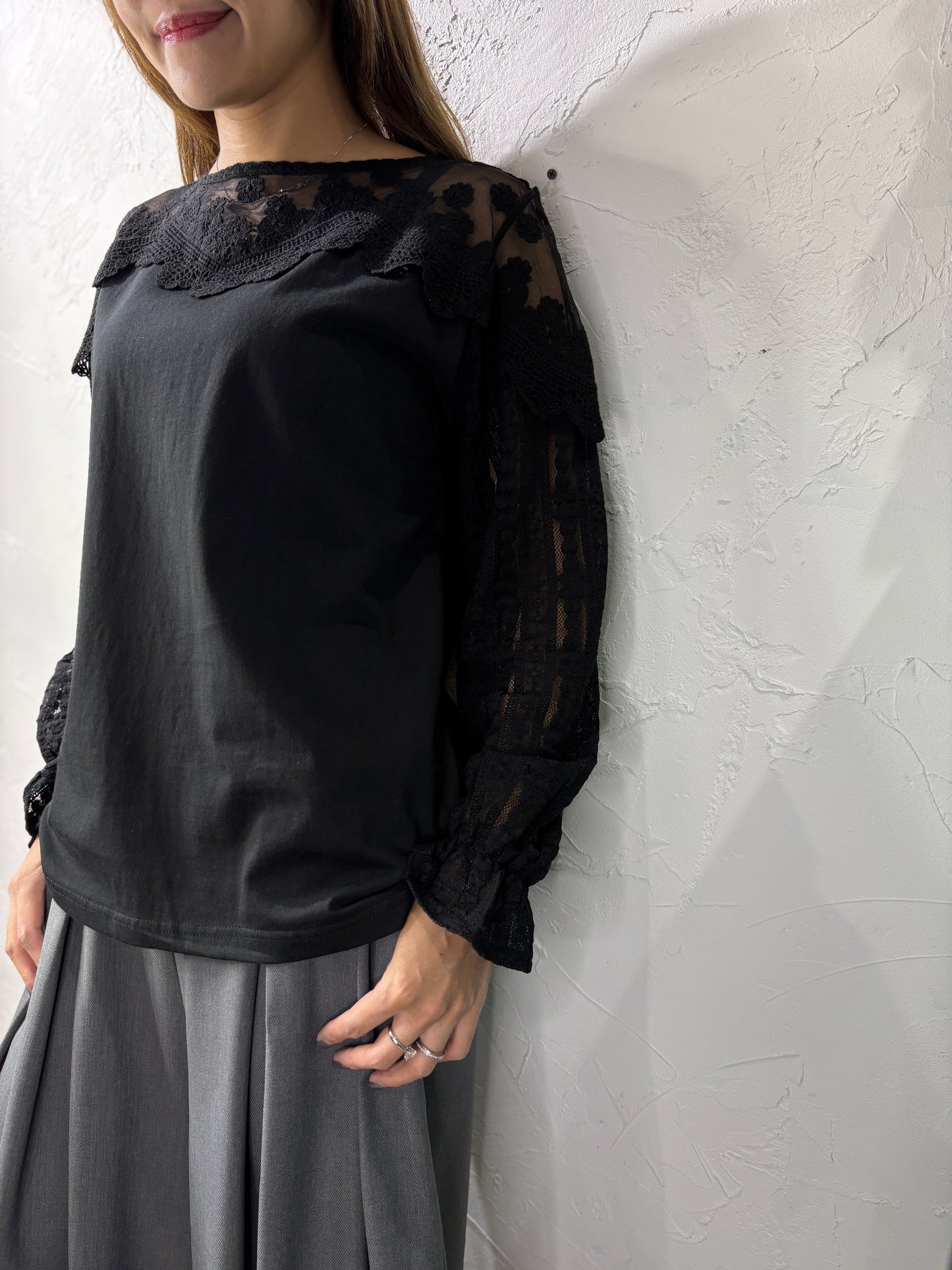 Embroidery Long Sleeves Top