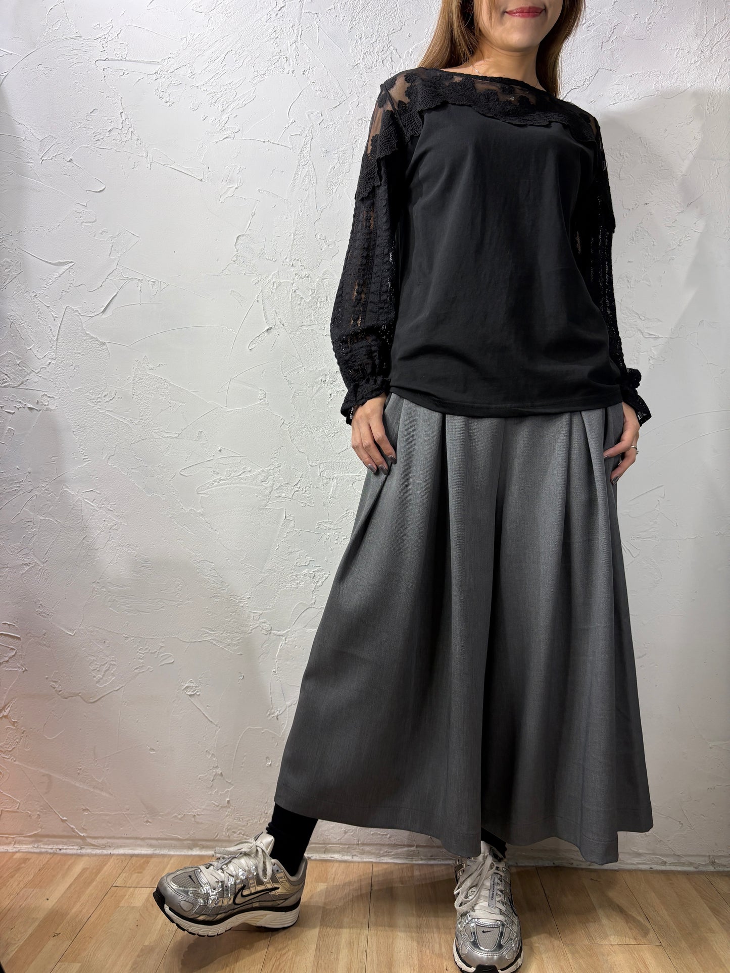 Non-Iron Skirt-like Pants
