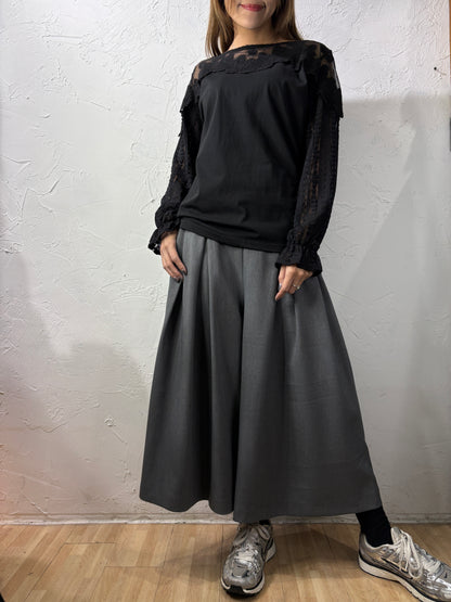Non-Iron Skirt-like Pants