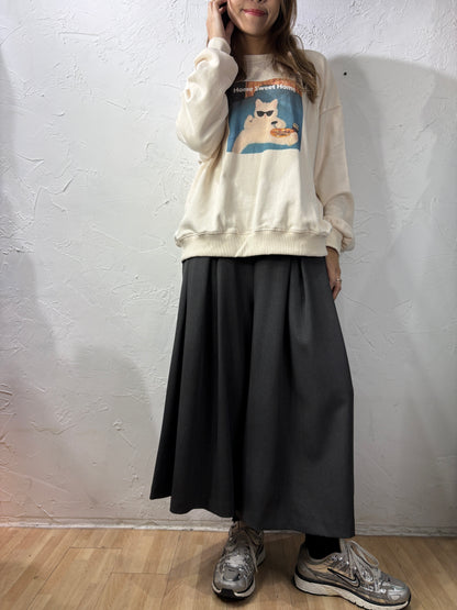 Non-Iron Skirt-like Pants