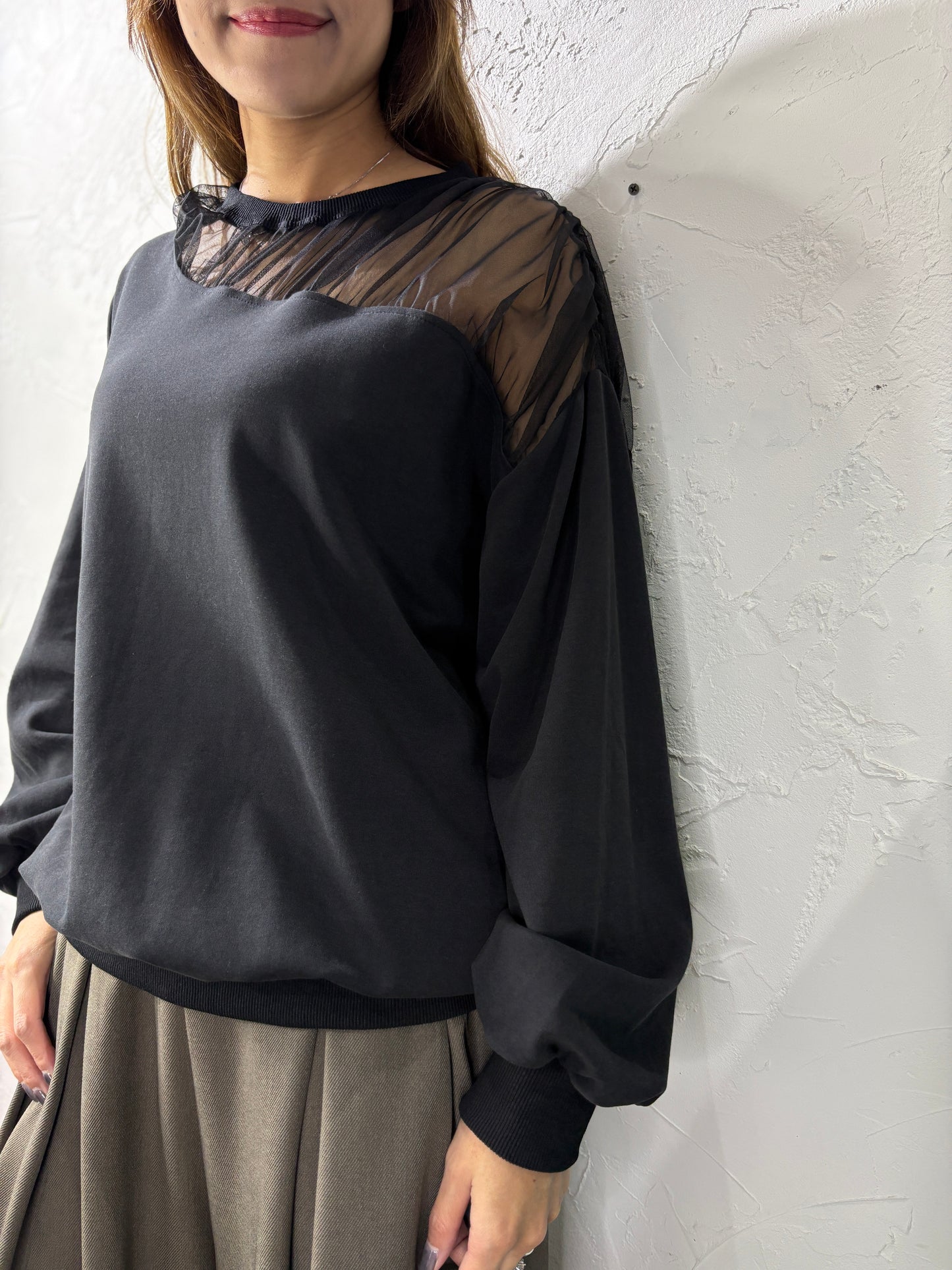 See-through Shoulder Top