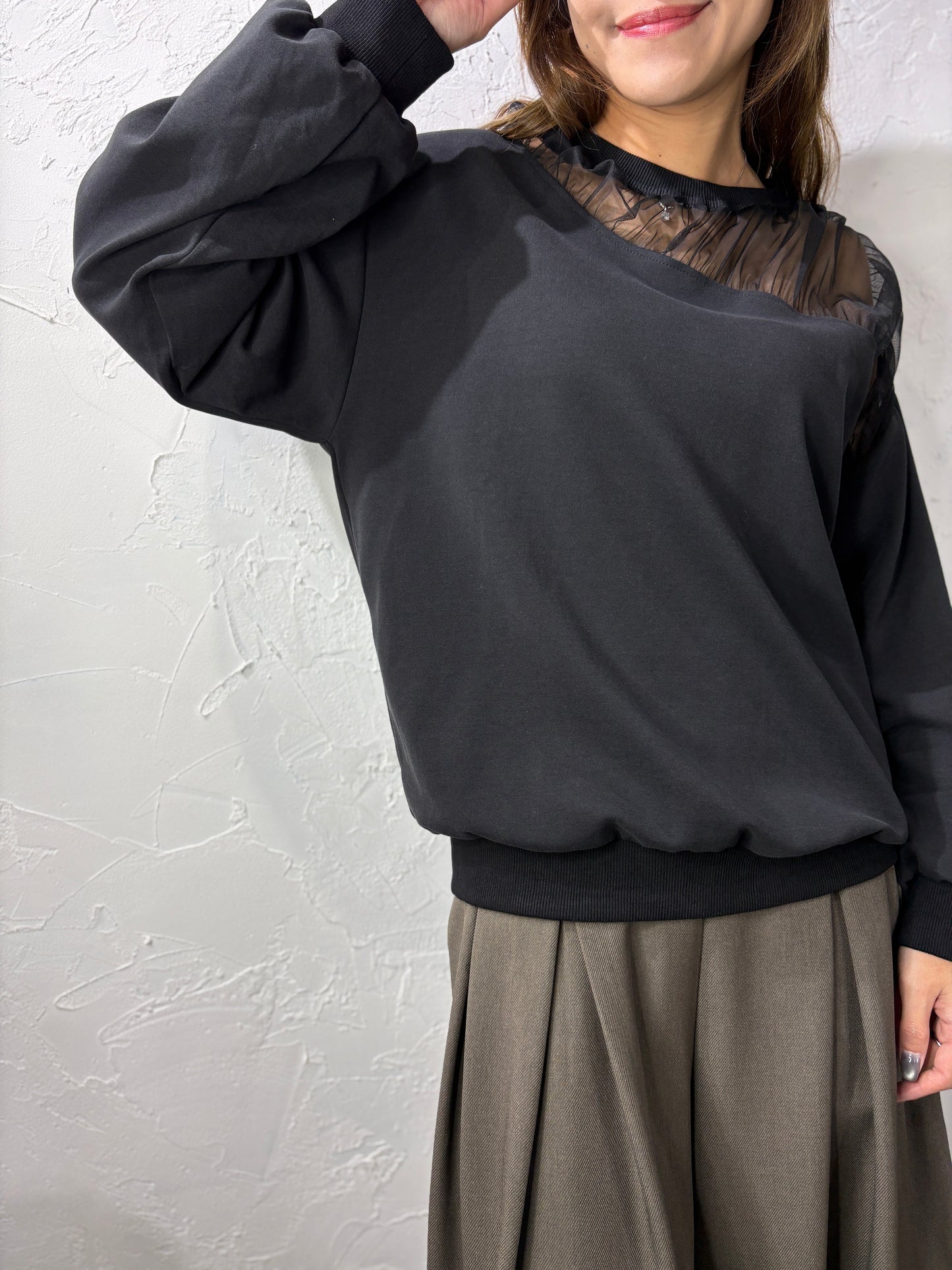 See-through Shoulder Top