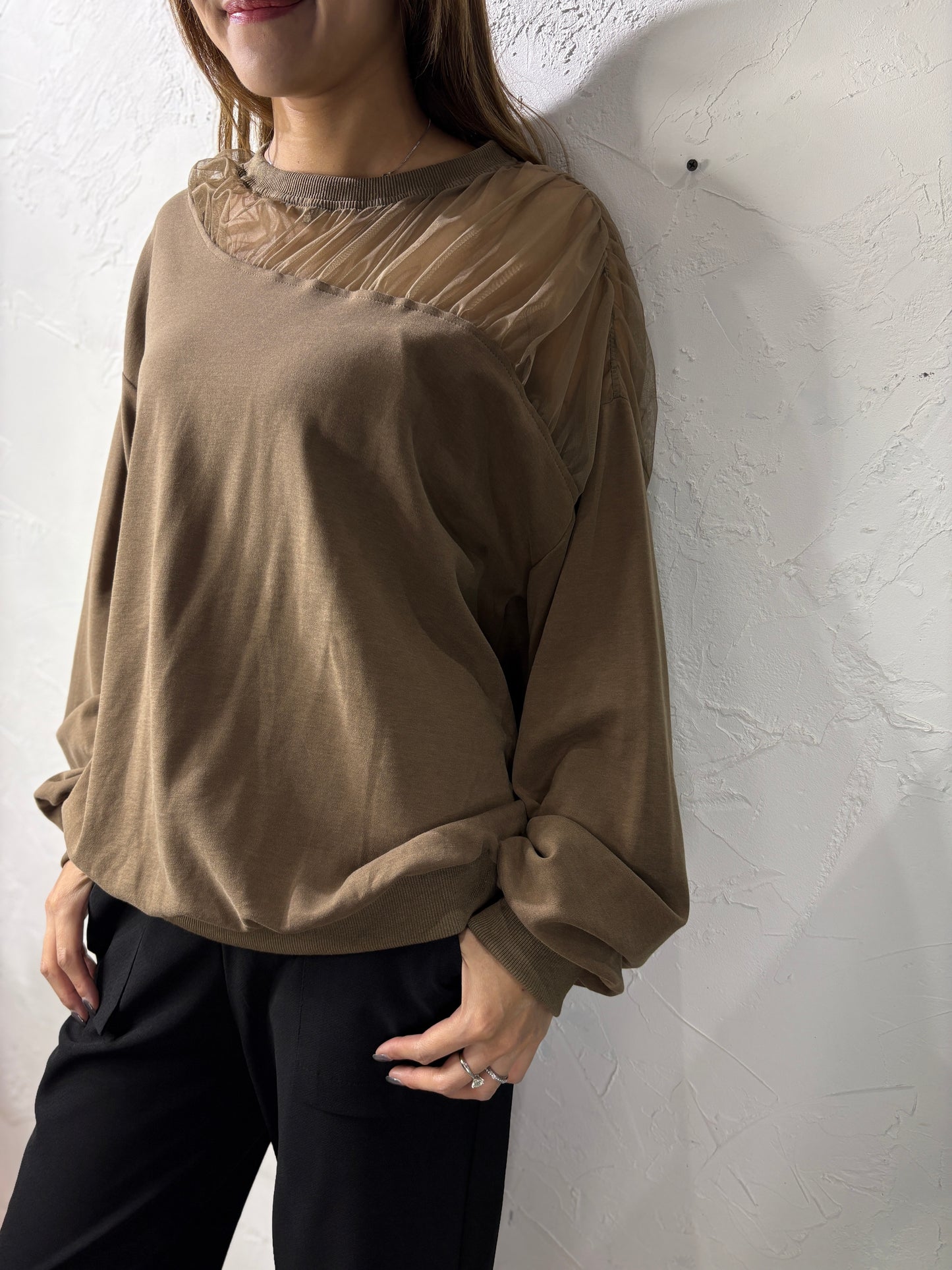 See-through Shoulder Top