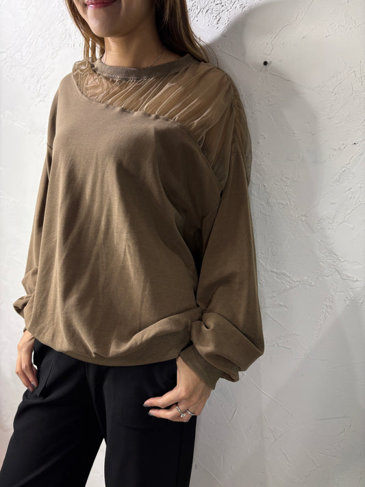 See-through Shoulder Top