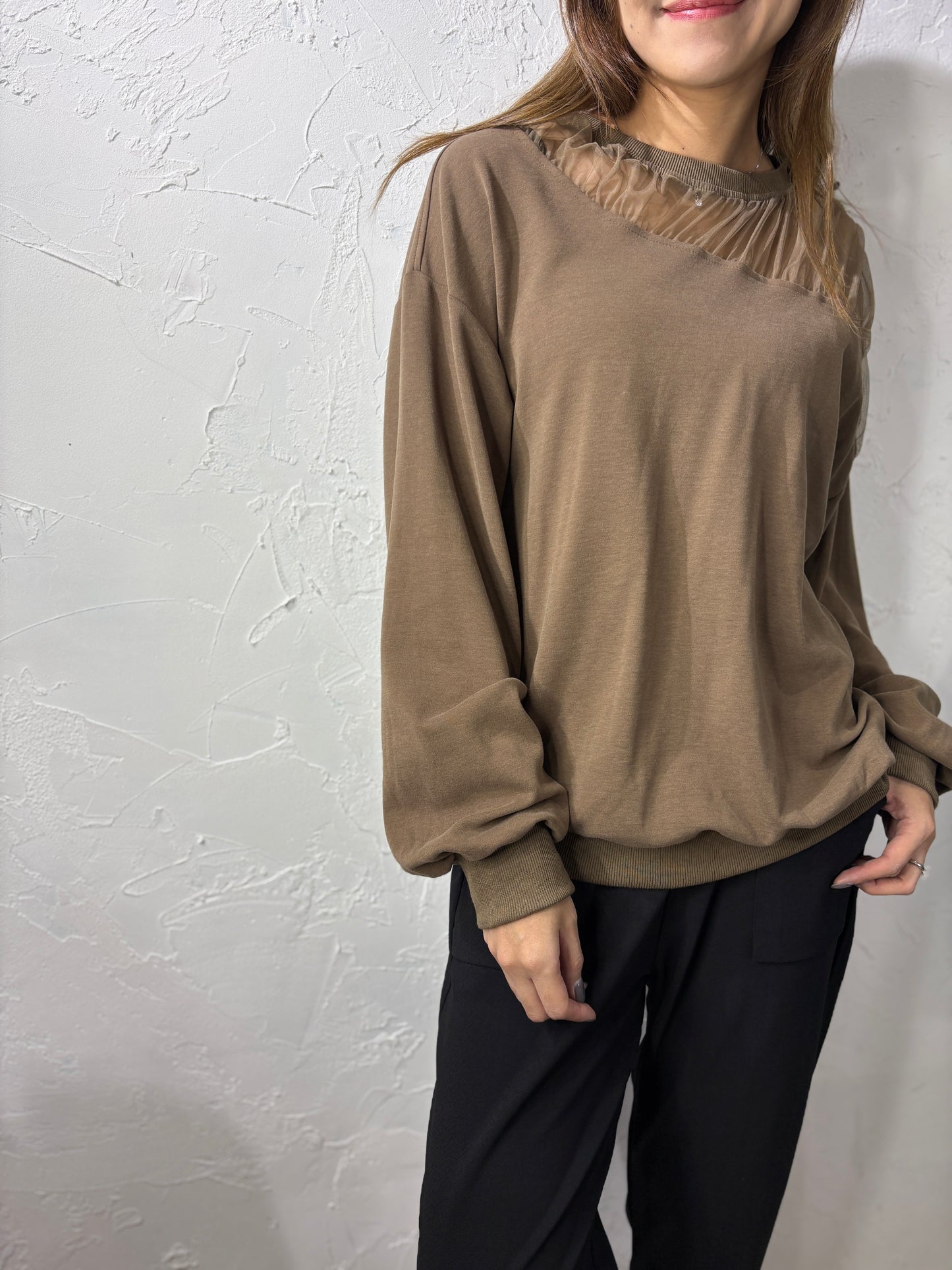 See-through Shoulder Top