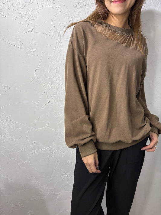 See-through Shoulder Top