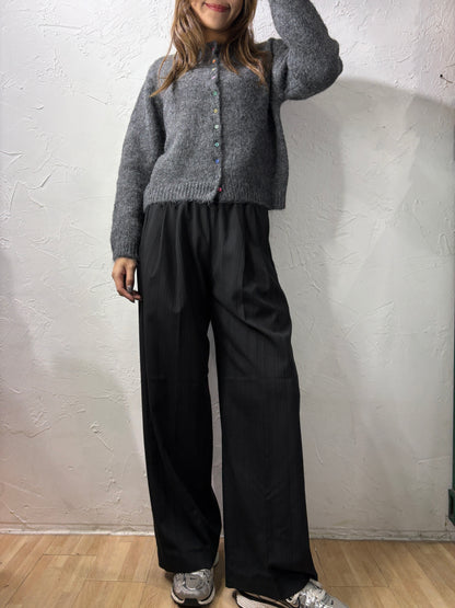 Rainbow Button Cardigan