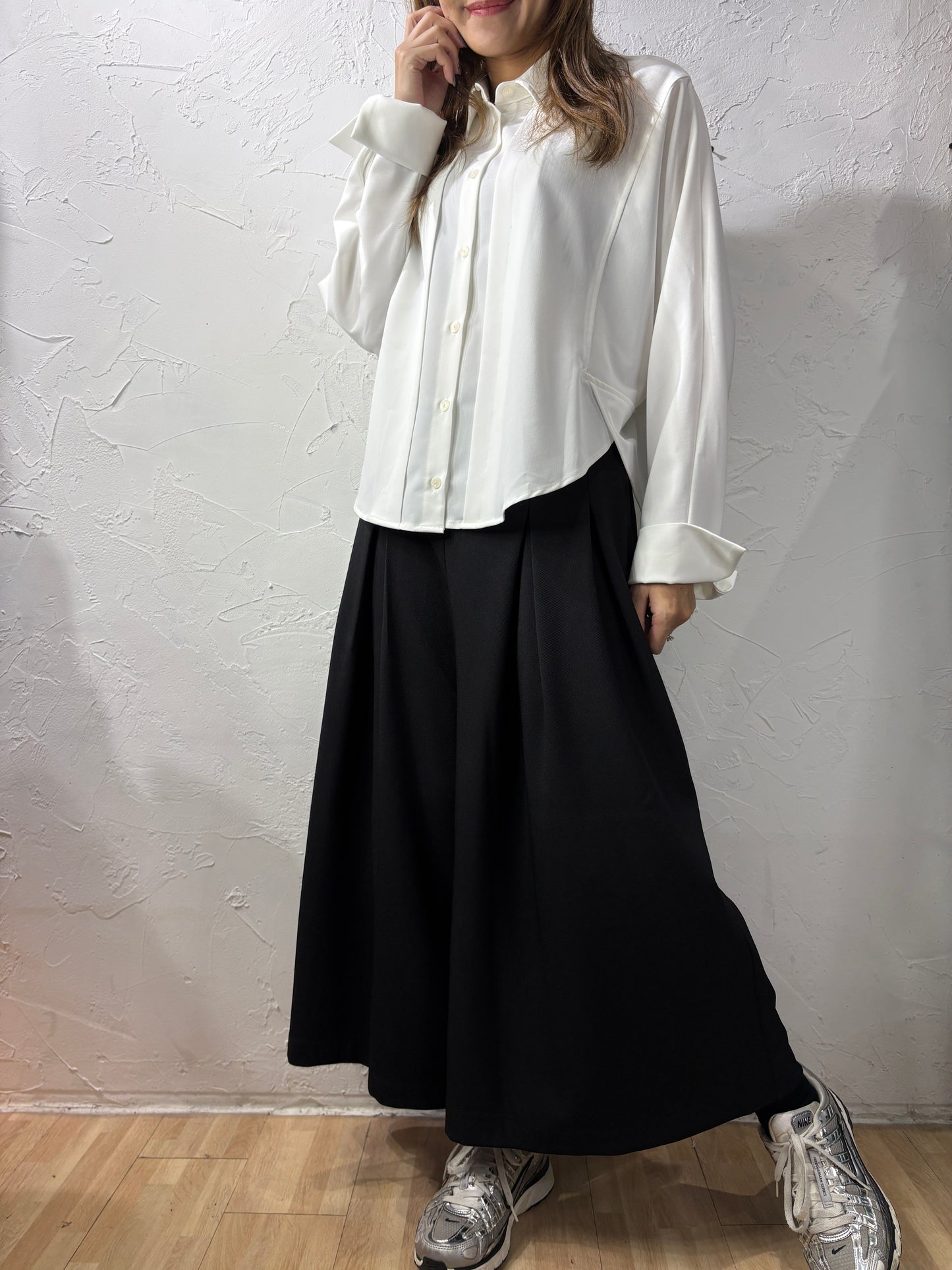 Non-Iron Skirt-like Pants