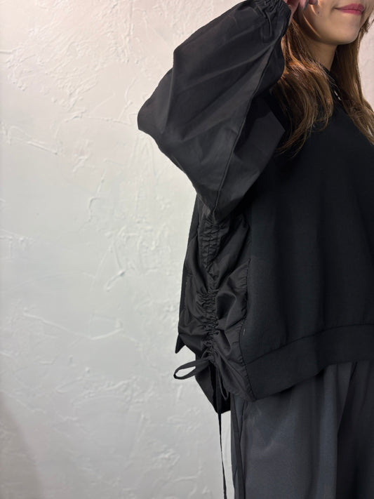 Ribbon Side Long Sleeves