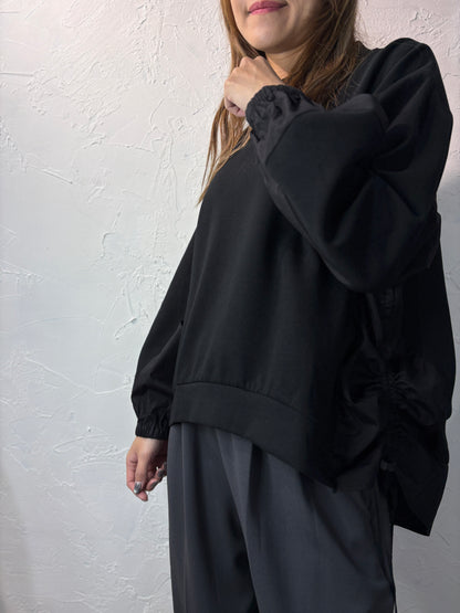 Ribbon Side Long Sleeves