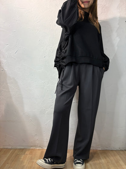 Ribbon Side Long Sleeves