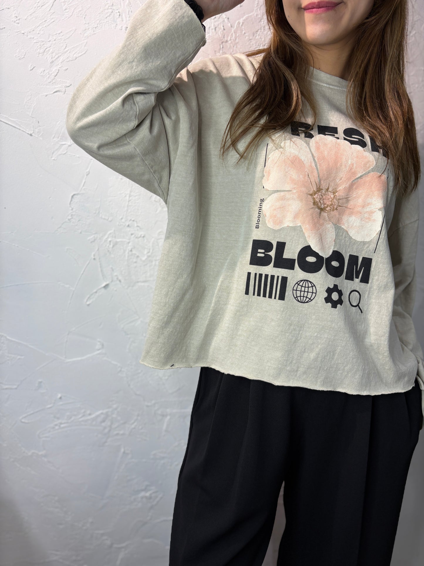 Floral Print Long Sleeves