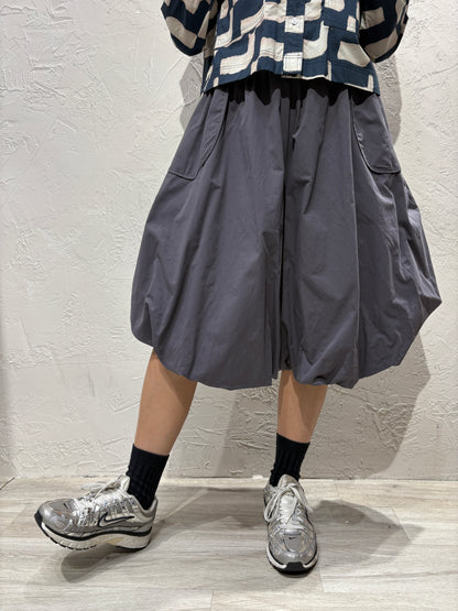 Bubble Cut Skirt-like Pants