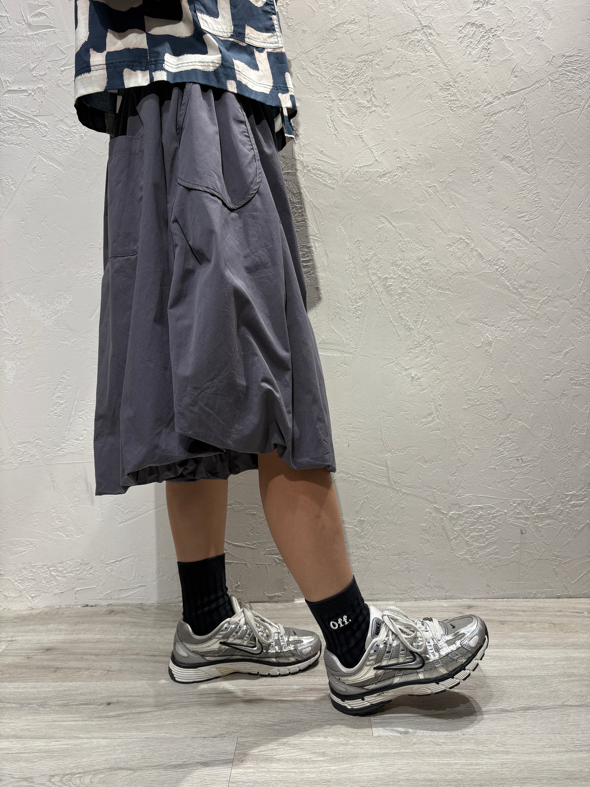 Bubble Cut Skirt-like Pants