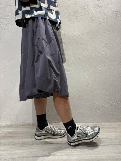 Bubble Cut Skirt-like Pants