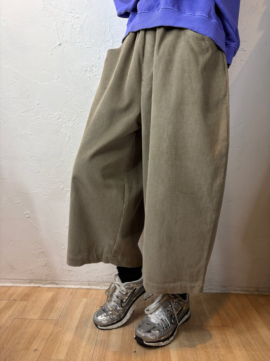 Corduroy Wide Legs Pants