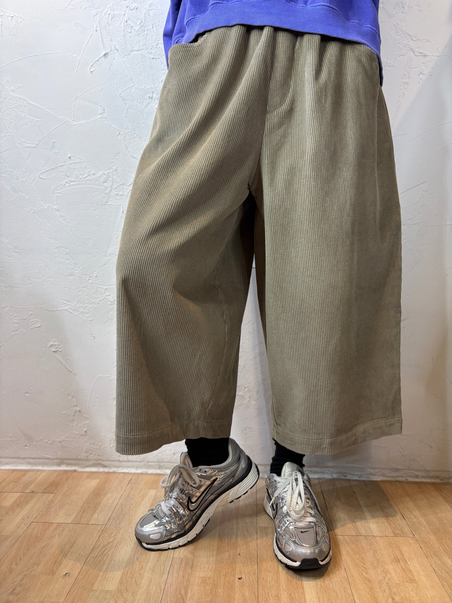 Corduroy Wide Legs Pants