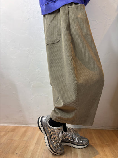 Corduroy Wide Legs Pants