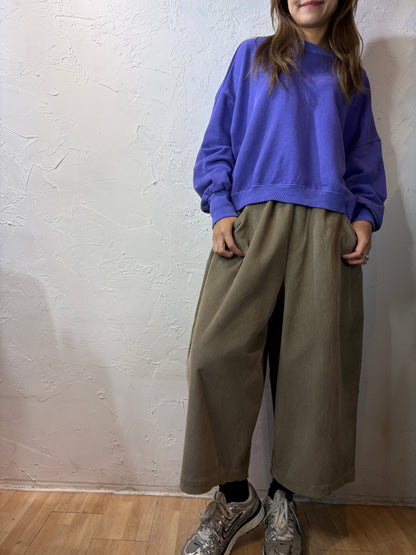 Corduroy Wide Legs Pants