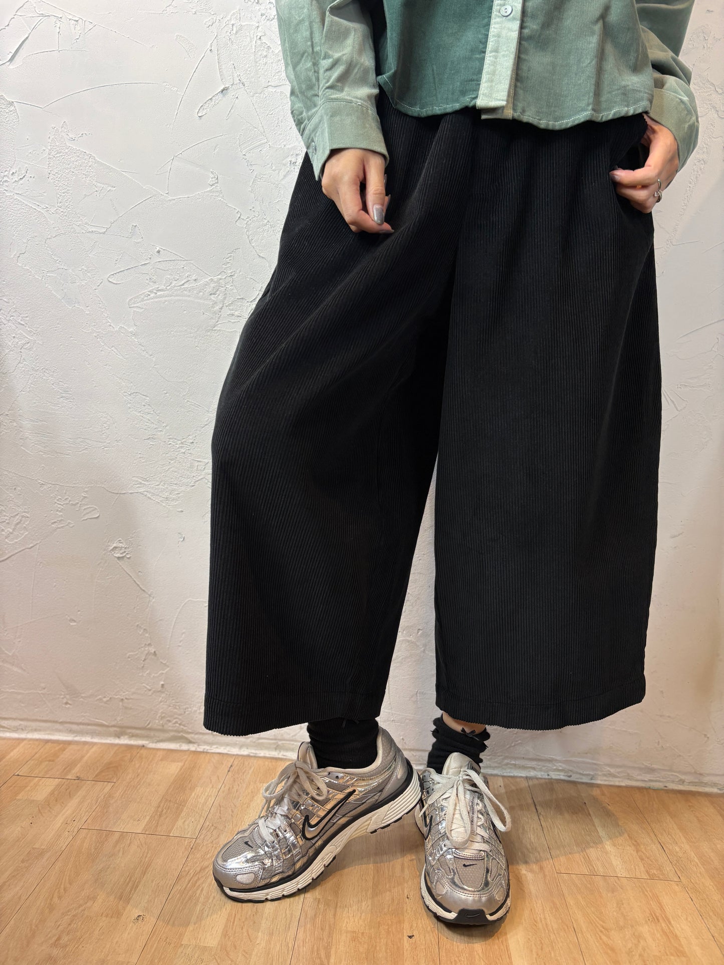 Corduroy Wide Legs Pants