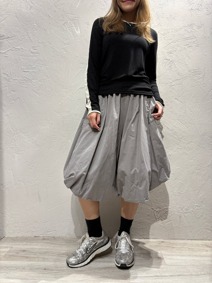 Bubble Cut Skirt-like Pants