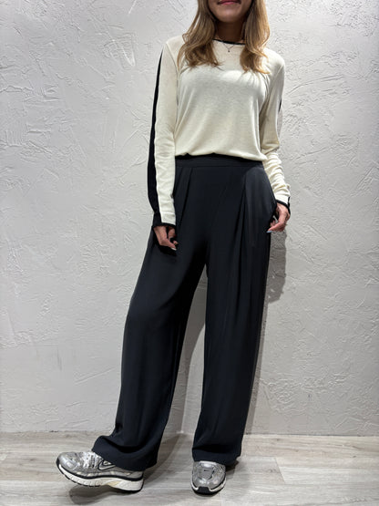 Mixed Color Long Sleeves Top