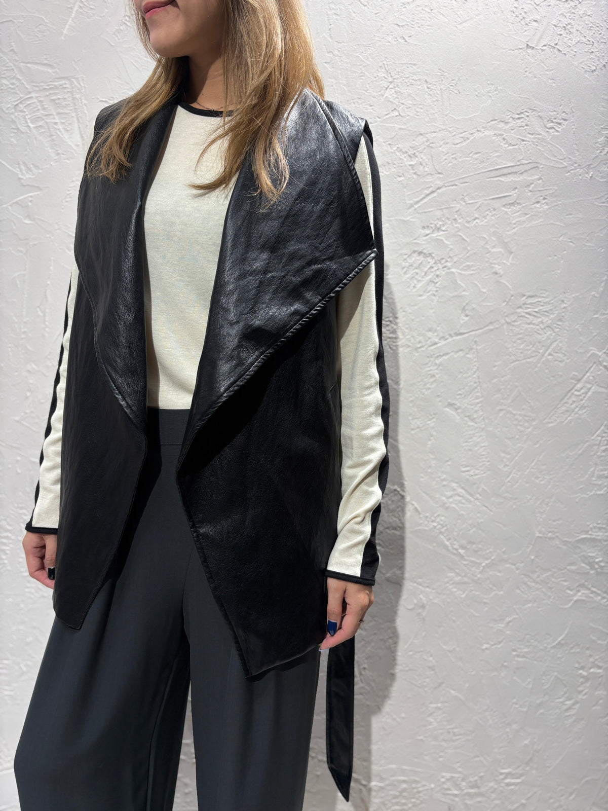 PU Vest Jacket