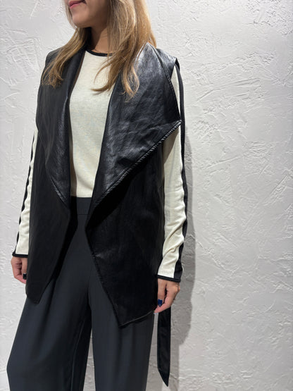 PU Vest Jacket