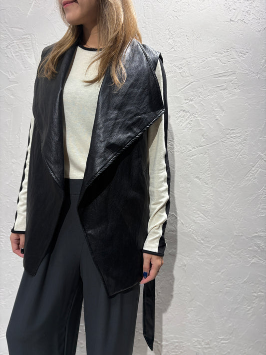 PU Vest Jacket