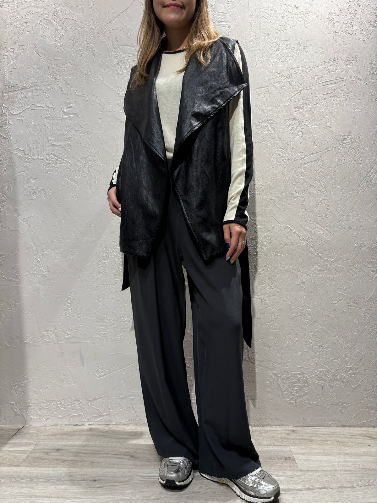 PU Vest Jacket