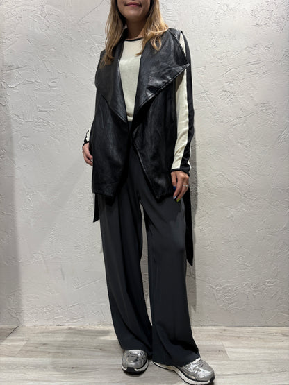 PU Vest Jacket