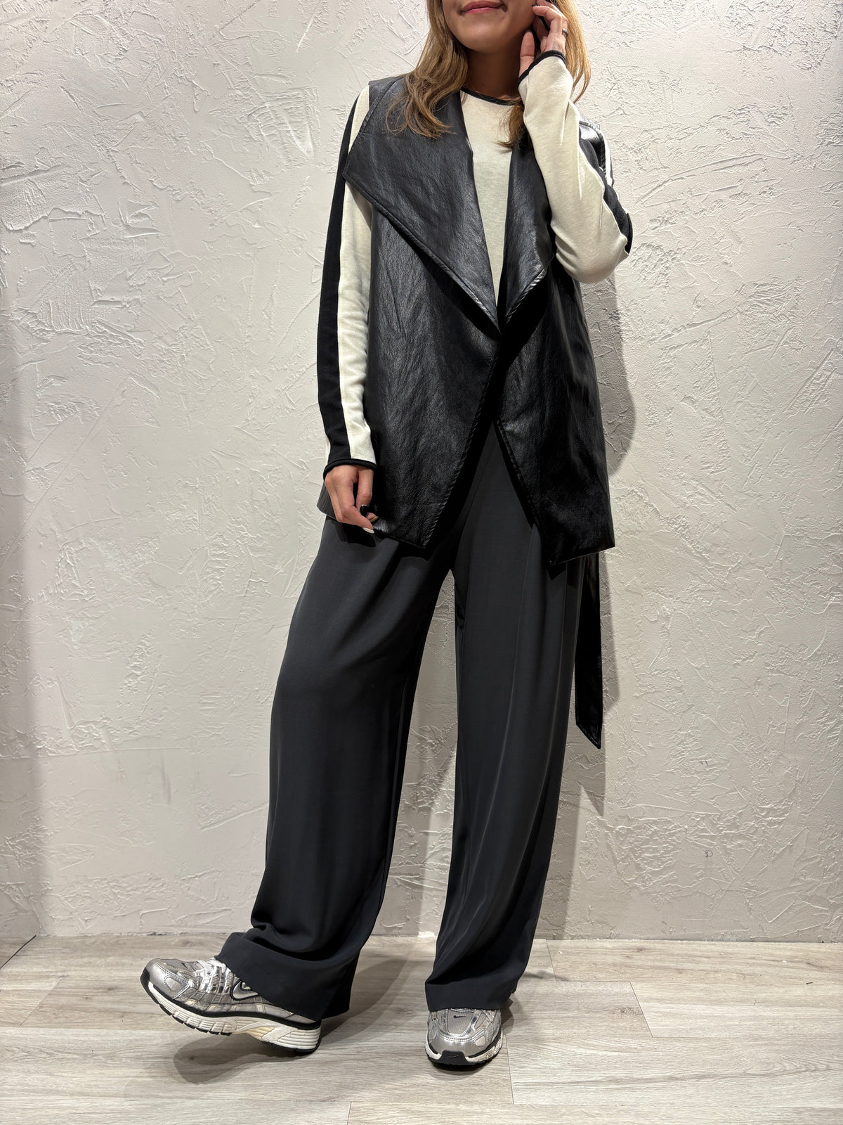 PU Vest Jacket