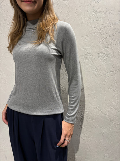 Plain Color Long Sleeves Top