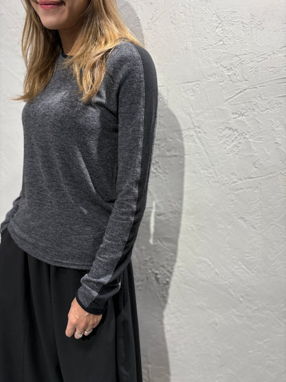 Mixed Color Long Sleeves Top