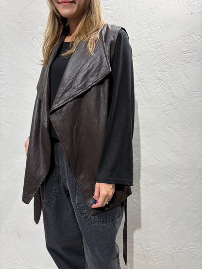 PU Vest Jacket