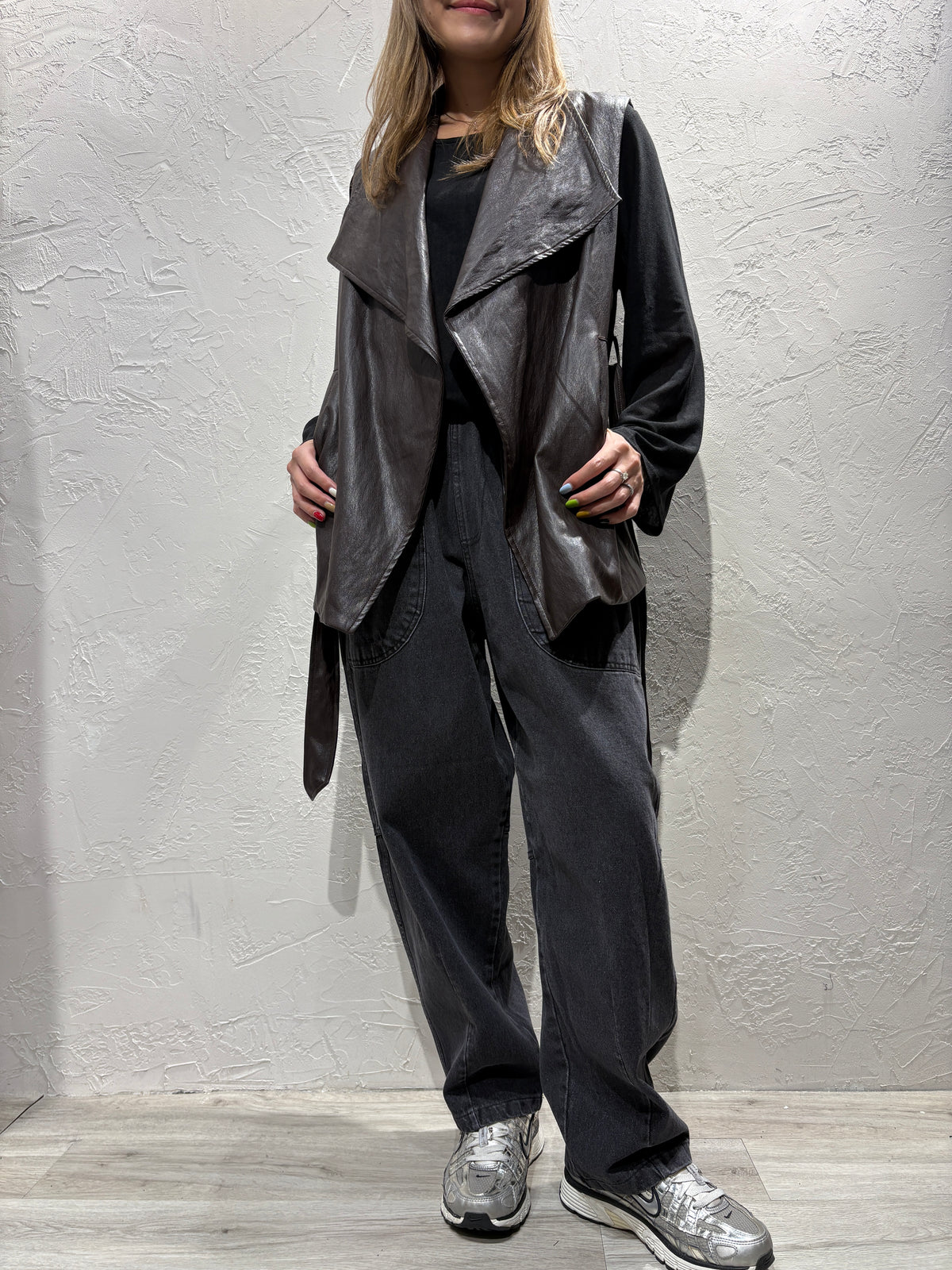PU Vest Jacket