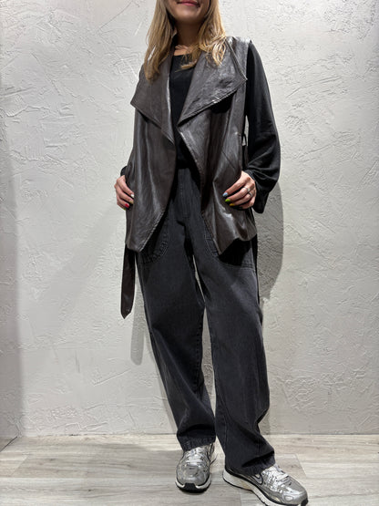 PU Vest Jacket