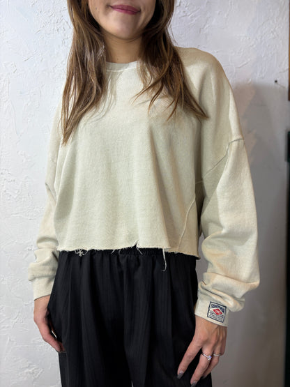 Plain Cropped Sweater