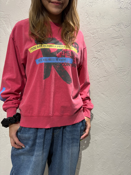 Print Long Sleeves Top