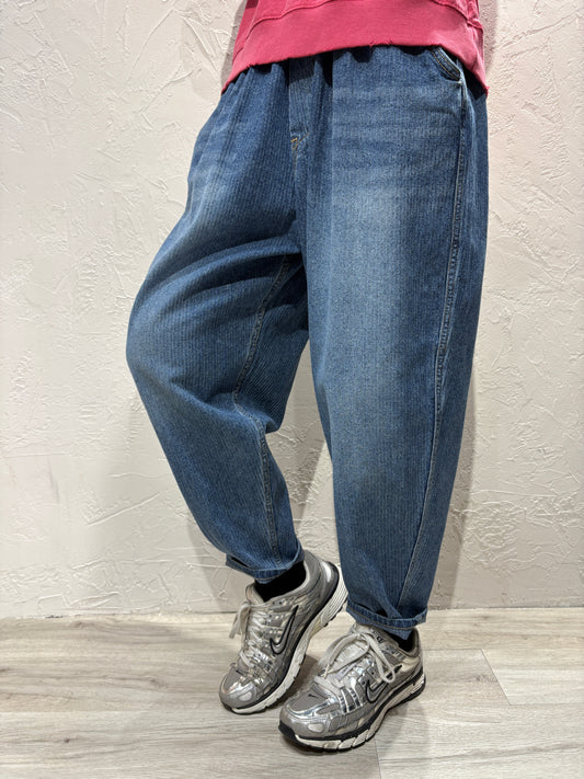 Unisex Stripes Jeans