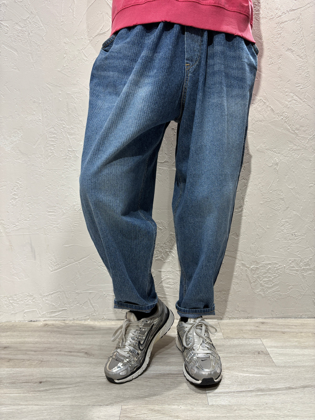 Unisex Stripes Jeans