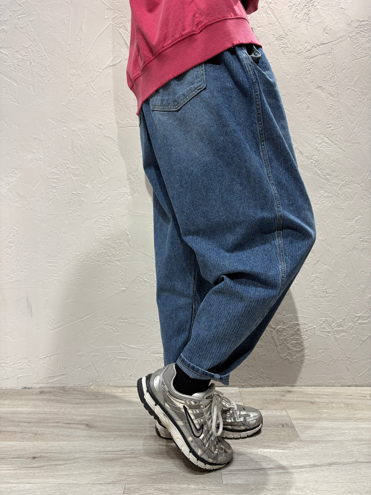 Unisex Stripes Jeans