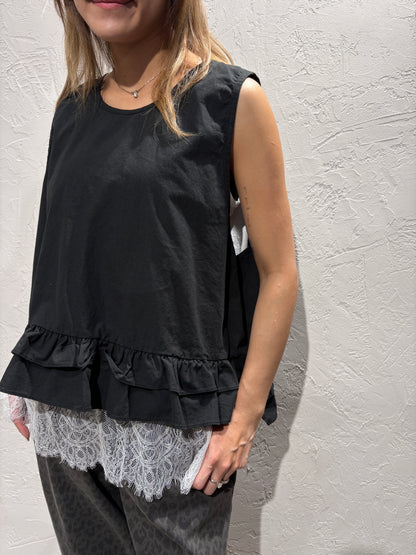 Ruffle Vest