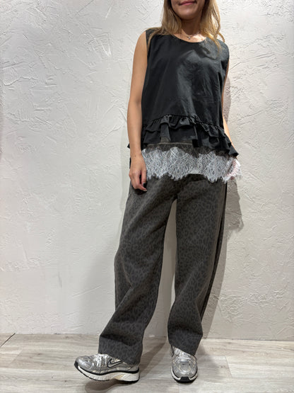 Ruffle Vest