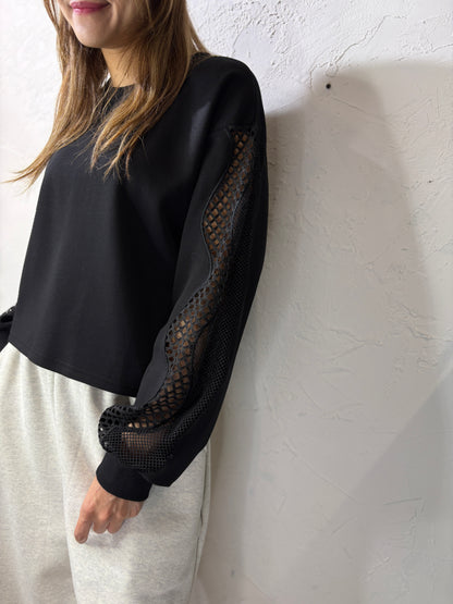 Embroidery Sleeves Top