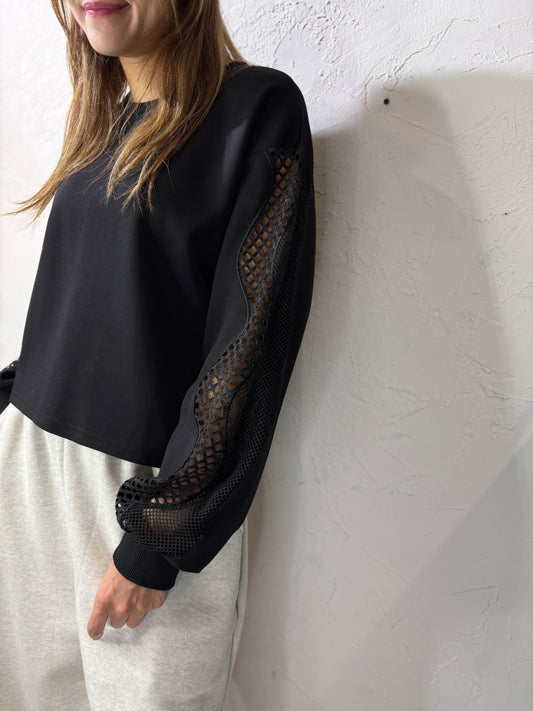 Embroidery Sleeves Top