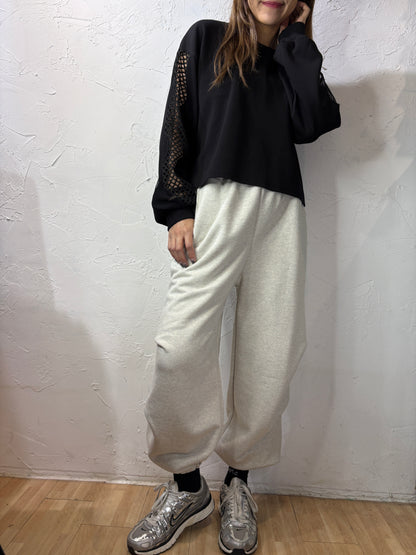 Embroidery Sleeves Top